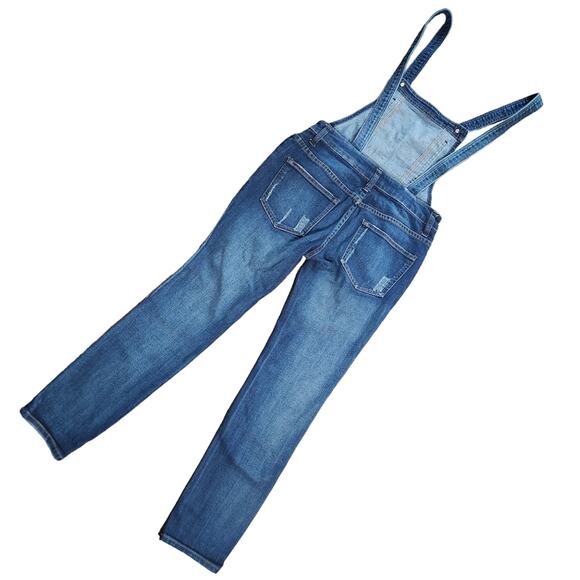 Free People denim overalls blue washed womens size 24 - Picture 5 of 11